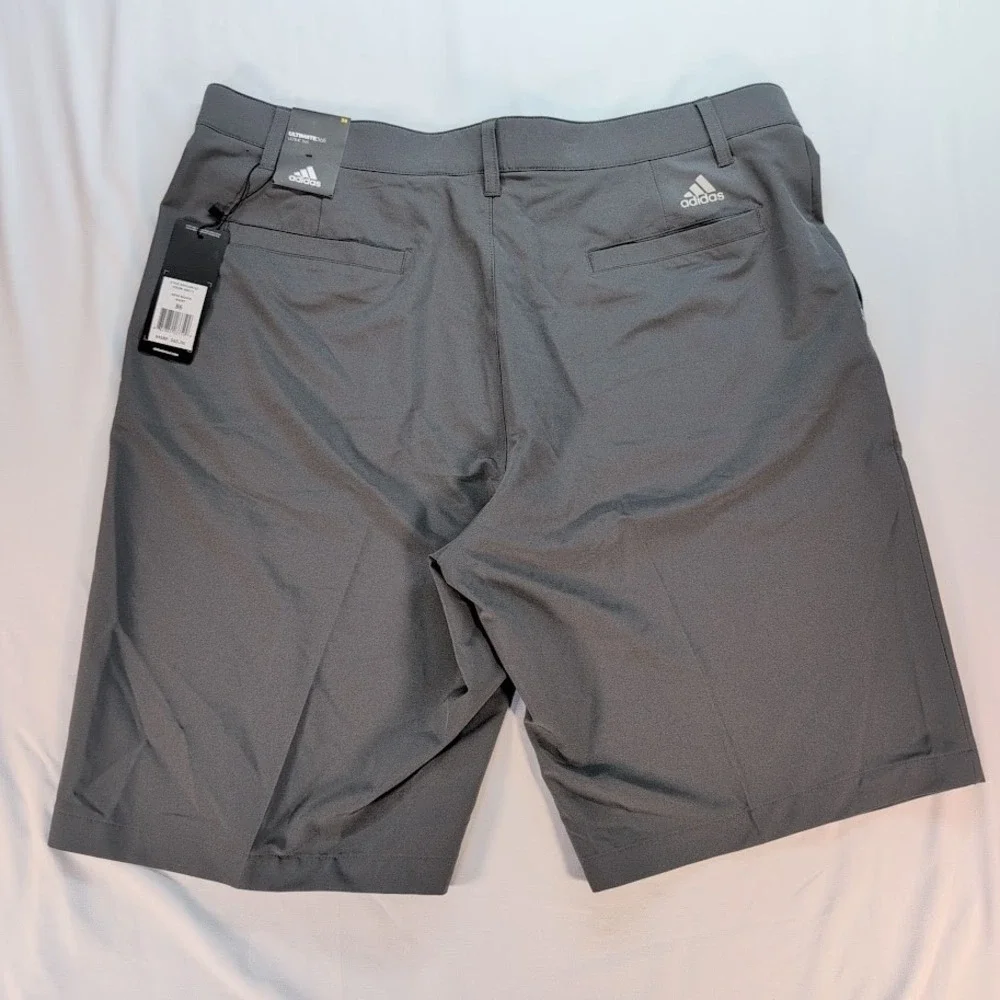 Adidas Ultimate365 Mens Golf Shorts Gray Size 36 NWT Stretch